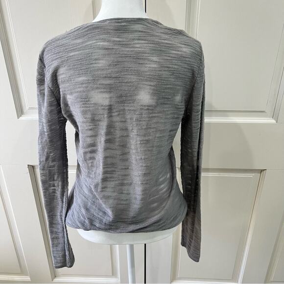 Helmut Lang grey sheer sweater, size M - Picture 2 of 6